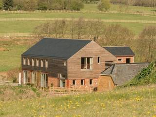 Timber Frame House, A-Zero Architects A-Zero Architects モダンな庭