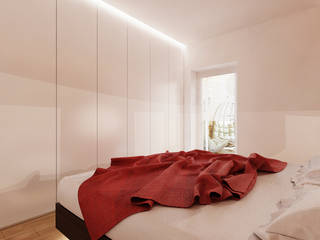 Projekt sypialni w drewnie, Ale design Grzegorz Grzywacz Ale design Grzegorz Grzywacz Moderne Schlafzimmer