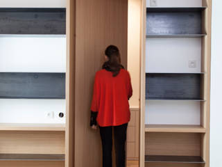 Bibliothèque Paris, Capucine de Cointet architecte Capucine de Cointet architecte Modern corridor, hallway & stairs