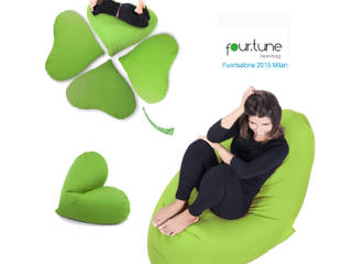 Four.tune Beanbag, design Inmovimento design Inmovimento Giardino moderno