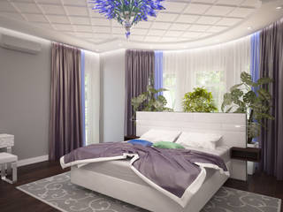 Спальня "Ирисы", LD design LD design Dormitorios de estilo ecléctico
