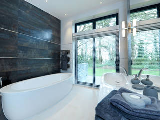 Redwoods, Wimborne, Dorset, Jigsaw Interior Architecture & Design Jigsaw Interior Architecture & Design Modern bathroom