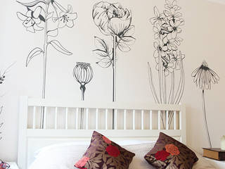 Hand drawn wall sticker collection, Vinyl Impression Vinyl Impression Paredes y pisos de estilo rural Decoración de paredes