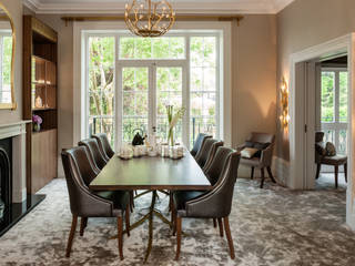 Luxury North London family home, Camouflage Camouflage Modern dining room