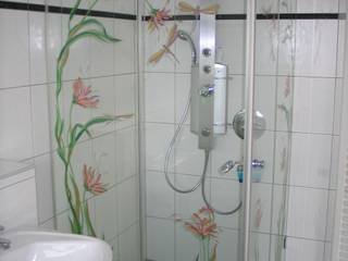 Duschabtrennungen, Glaserei Schmitt Glaserei Schmitt Eclectic style bathroom