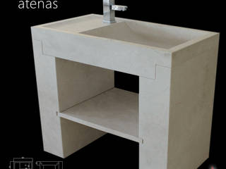 Linea de Baño, Rocarmona Artesanos,s.l. Rocarmona Artesanos,s.l. Modern style bathrooms