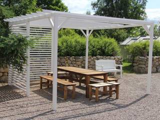Pawilony ogrodowe, Ogrodowy Salon Ogrodowy Salon Scandinavian style garden Greenhouses & pavilions