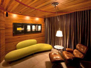 Studio no Leblon, Mareines+Patalano Arquitetura Mareines+Patalano Arquitetura Modern Bedroom