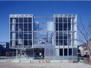 Steel Panel House, 井戸健治建築研究所 / Ido, Kenji Architectural Studio 井戸健治建築研究所 / Ido, Kenji Architectural Studio Modern houses