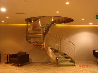 Berlin inox+vidrio, Escaldecor C.B. Escaldecor C.B. Ruang Studi/Kantor Modern