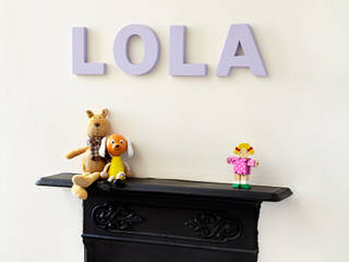 Painted Wooden Letters, Altered Chic Altered Chic Nursery/kid’s room