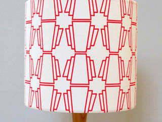 Geo Lampshade, Joanna Corney Joanna Corney Salas de estilo moderno