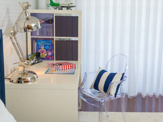 Quarto Azul, Ângela Pinheiro Home Design Ângela Pinheiro Home Design 臥室