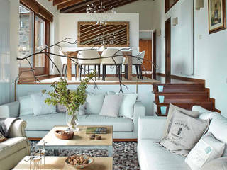Casa en La Cerdanya. 2013, Deu i Deu Deu i Deu Rustic style living room
