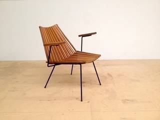 Dirk van Sliedrecht Lounge Chair, 1960s, Diagonal Furniture Diagonal Furniture Eklektyczny korytarz, przedpokój i schody