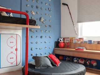 Quarto Hockey, Oba! Arquitetura Oba! Arquitetura Modern nursery/kids room