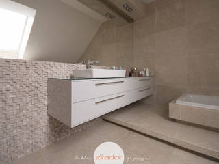 Meble łazienkowe - produkcja na zamówienie, Zirador - Meble tworzone z pasją Zirador - Meble tworzone z pasją Minimalist bathroom