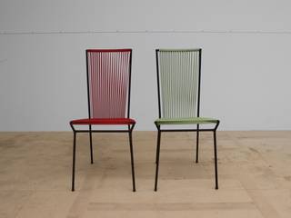 Pair of Wrought Iron Chairs, Diagonal Furniture Diagonal Furniture สวน