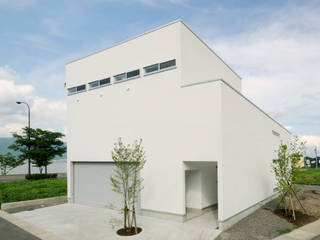 White Composition, 一級建築士事務所 AXIS 一級建築士事務所 AXIS Casas modernas