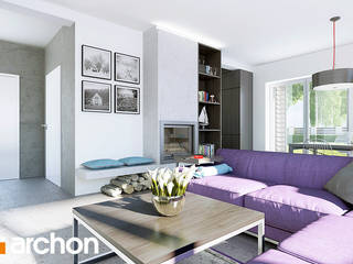 KOLOR - akcent współczesności, ArchonHome.pl ArchonHome.pl Modern living room