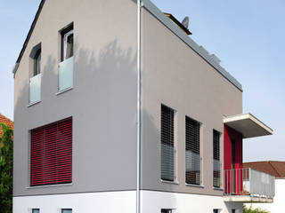 Einfamilienhaus Neubau, Baugeschäft Heckelsmüller Baugeschäft Heckelsmüller Rumah Modern