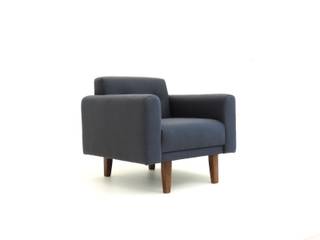 BLOC Club Chair by Hopper + Space -- Contemporary furniture influenced by midcentury design, Hopper + Space Hopper + Space ห้องนั่งเล่น