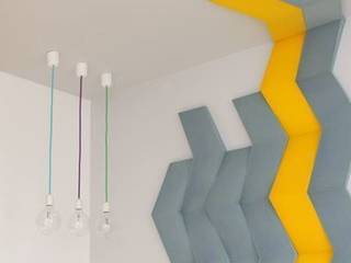 CHEVRON w projekcie Desing Me Too, realizacja Fluffo, FLUFFO FLUFFO Dinding & Lantai Modern