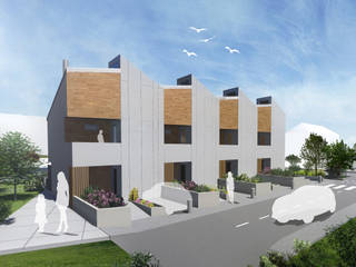 Mild Homes / NZEB Social Housing - Modena, ia2 studio associato ia2 studio associato Дома в стиле модерн