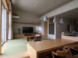 和気町の家, 福田康紀建築計画 福田康紀建築計画 Asian style dining room