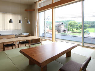 和気町の家, 福田康紀建築計画 福田康紀建築計画 Asian style living room