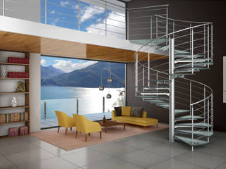 Glasstree Spiral, IAM Design IAM Design Stairs