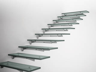 Glasstree Wall, IAM Design IAM Design Stairs