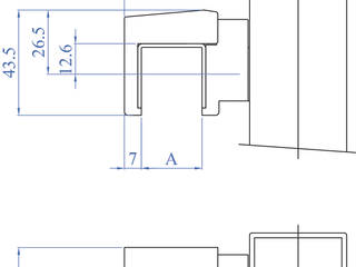 Easy Hold Square, IAM Design IAM Design مساحات تجارية