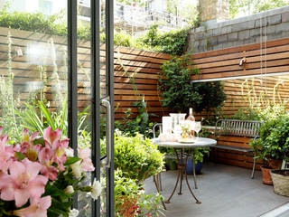 Open-Plan Kitchen/Living Room, Ladbroke Walk, London , Cue & Co of London Cue & Co of London Modern Garden
