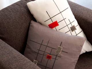 coussin années 50 , Van Brabandt Design textile Van Brabandt Design textile Дома в эклектичном стиле