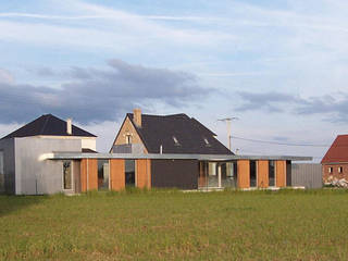 Maison V, Emmanuelle Weiss Architecte Emmanuelle Weiss Architecte Casas modernas