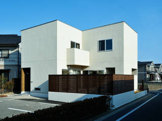 アウトリビングのある家, 青木建築設計事務所 青木建築設計事務所 Casas modernas