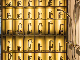 Showroom Richter & Röhrig „360° HzweiO“ Bäder einer Ausstellung, niki szilagyi interior architecture niki szilagyi interior architecture Espacios comerciales