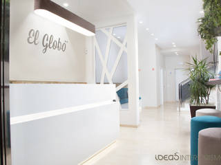 Hotel "El Globo", decoración mediterránea., Ideas Interiorismo Exclusivo, SLU Ideas Interiorismo Exclusivo, SLU Powierzchnie handlowe