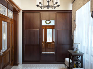 Небольшой холл в частном доме, Sweet Home Design Sweet Home Design Classic style corridor, hallway and stairs