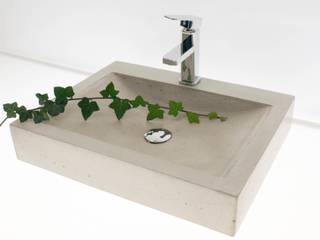 Waschbecken aus Beton nach Maß, Die Betonagerie Die Betonagerie Minimalist bathroom