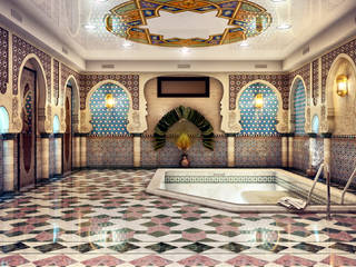 Бассейн в восточном стиле в частном доме, Sweet Home Design Sweet Home Design Asian style pool