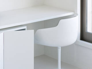 Apartamento no Porto - Portugal, Cláudio Vilarinho Arquitectura e Design Lda Cláudio Vilarinho Arquitectura e Design Lda Minimalist study/office Desks