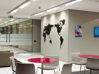 ANZ (Australia, New Zealand Bank)- Office Branding Graphics, Vinyl Impression Vinyl Impression Modern walls & floors