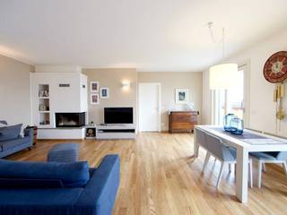 La casa di Valentina, Modularis Progettazione e Arredo Modularis Progettazione e Arredo Minimalistische Wohnzimmer