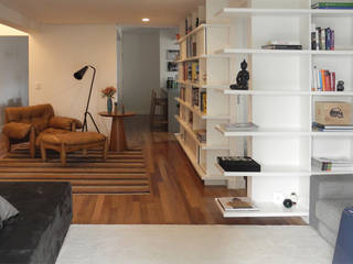 Apartamento Oliver, SAO Arquitetura SAO Arquitetura Nowoczesny salon