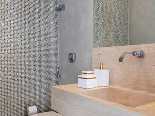 Residência Santa Monica Jardins VL, ANGELA MEZA ARQUITETURA & INTERIORES ANGELA MEZA ARQUITETURA & INTERIORES Modern Bathroom Fittings