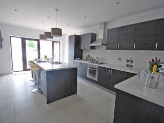 "Oakdale" complete renovation project Carmarthenshire, KD DESIGNS LTD KD DESIGNS LTD Modern Mutfak