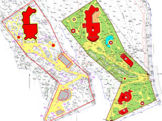 Переработка генплана частного участка, 2010 г., Бюро Акимова и Топорова: в современный. Автор – Бюро Акимова и Топорова, Модерн