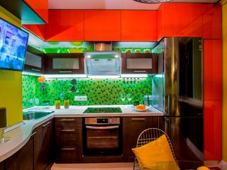 Яркая кухня в стиле "РИО", Сделано со вкусом на ТНТ Сделано со вкусом на ТНТ Modern kitchen